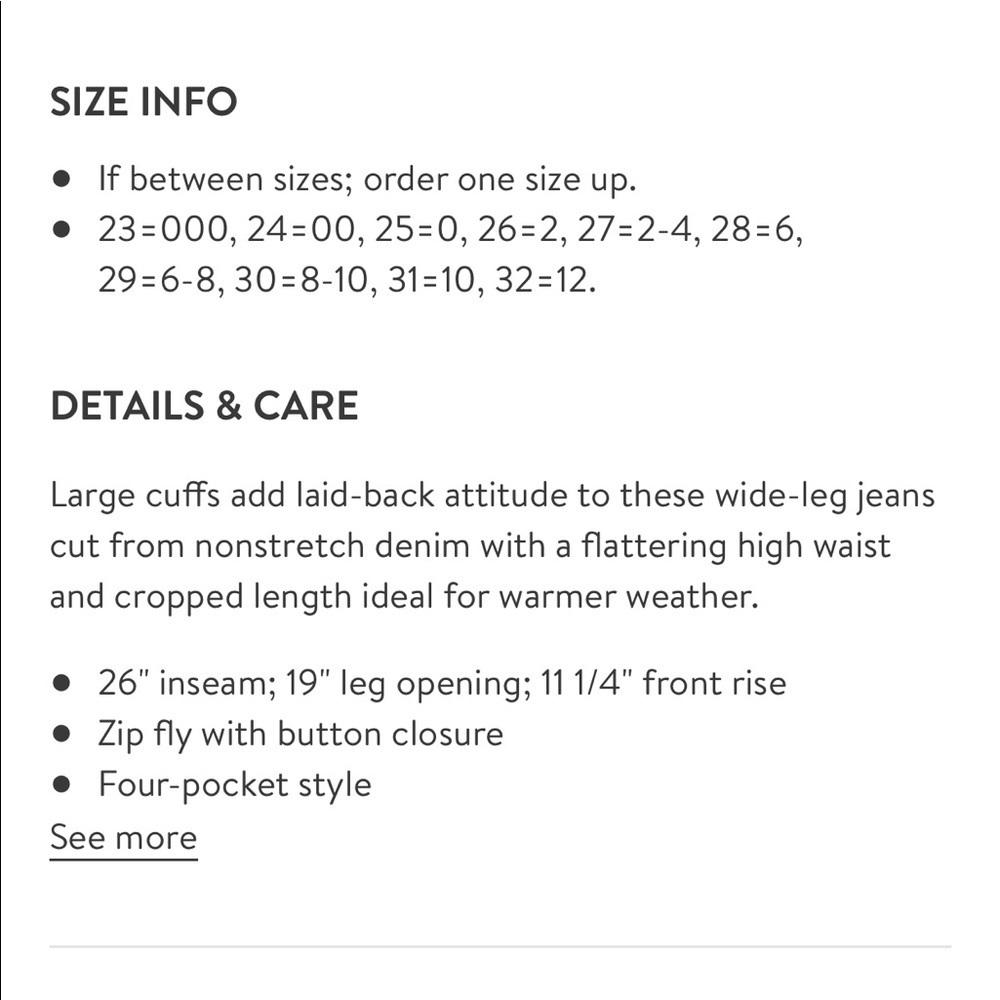 J Brand Midrise Cropped Wide-Leg Jeans in Blue with Light Wash Cuffs - Picture 4 of 9